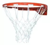 Aro Basket + Malla Para Basquet Basquetbol Medida Oficial
