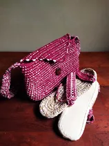 Sandalias Y Cartera Orgánicas/ Veganas 