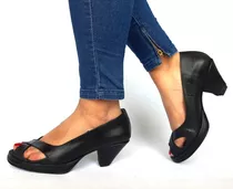 Sam123 Zapatos Taco Fiesta Cuero Talles Grandes 6544 N Top