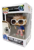 Funko Pop Rocks Elton John Red White And Blue #63 Original