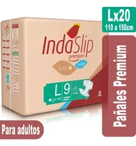Indaslip Premium L X 20 Pañales Absorción 9