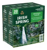 Irish Spring Original Clean - Jabón En Barra (20 Pack) 113gr
