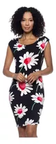 Vestido Capella Tanque, Excelente Calidad  Flores Grandes