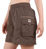 Short Mujer Topper Urb Outdoor Gris On Sports