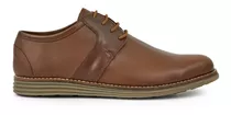 Zapato Cuero Hombre Briganti Acordonado Negro - Hcac00976 Pd