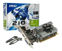 Placa Video Msi Geforce Gt210 1gb Ddr3 Low Profile 210