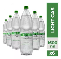 Pack 6 Agua Mineral Cachantun Light Gas 1600cc