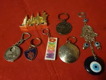 Colección De 7 Llaveros Varios Antiguos.