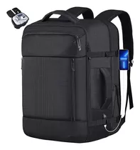 Mochila De Viaje Grande De 45l Expandible, Negro