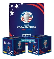 Álbum Pasta Blanda+2 Cajasx50 Copa América Usa 2024 Panini 