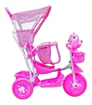Triciclo Cachorro Multifuncional Bel 3 Em 1 Rosa
