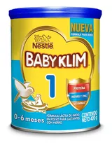 Formula Infantil Baby Klim 1   Lata X 400 Grs 