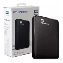 Disco Rigido Portatil 1tb Wd Usb 3.0 Elements Negro