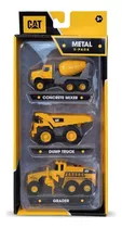 Camiones Escala Caterpillar Metal Diecast Original  Set X 3 