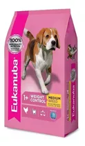 Alimento Eukanuba Fit Body Weight Control Para Perro Adulto De Raza Mediana Sabor Mix En Bolsa De 13.6kg