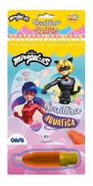 Livro Aquabook Colorindo Pintando Com Água Miraculous - Aventura Aquática De Ladybug - Folhas Super Duras