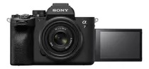  Sony Alpha Kit A7 Iv + Lente 28-70mm Oss Ilce-7m4k Sin Espejo Color  Negro 