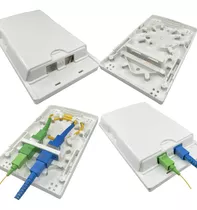 4 Unid Caixa Roseta Terminal Passagem Fibra Óptica S/conect