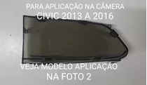 Lente Acrílico Acabamento Painel Câmera Ré New Civic 13 A 16