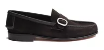 Mocasin Hombre Zapato Cuero Vacuno Artesanal Hebilla