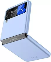 Funda Vizvera Para Galaxy Z Flip 4 Light Blue