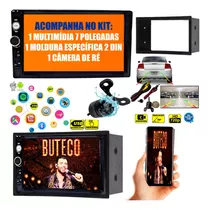 Central Multimídia Mp5 Carro Bluetooth Com Câmera De Ré Top