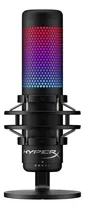 Micrófono Usb Rgb Hyper X Quadcast S Gamming Pc / Ps4 Color Negro/plata