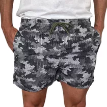 Short Traje De Baño Malla Hombre Con Suspensor Importado