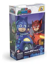 Puzzle 60 Peças Pj Masks Grow