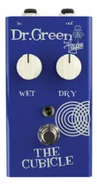 Pedal Dr Green The Cubicle Reverb Para Bajo Color Azul