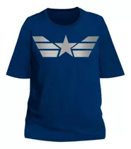 Remeron Mujer Capitan America Comic Superheroe Remera