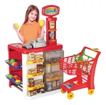 Mercadinho E Carrinho Magic Toys Brinquedo Menino Ou Menina