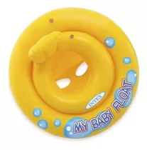 Salvavidas Inflable Liso Intex Color Amarillo