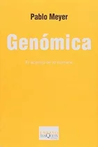 Genomica - Meyer Pablo (libro) - Nuevo 