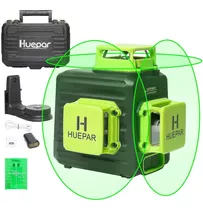 Nivel Laser Verde 12 Líneas 3d 360° Huepar B03cg Recargable