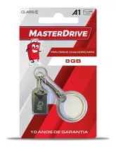 Mini Pendrive 8gb Metal Masterdrive 10 Anos De Garantia