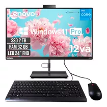 Todo En Uno Lenovo Thincentre C I5 12450h Ssd 2tb + Ram 32gb Color Negro 110v