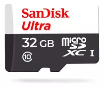 Cartão Memória Sandisk Ultra 32gb 100mb/s Classe 10 Micro Sd