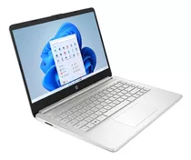 Laptop  Hp Laptop 14-dq0526la Plata Intel Celeron N4120  4gb De Ram 128gb Ssd, Gráficos Intel Uhd 600 1366x768px Windows 11 Home