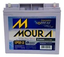 Batería Moura 12v/18ah Gel Ups Alarmas Luces De Emergencias