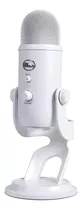 Micrófono Blue Yeti Condensador Omnidireccional Color Whiteout