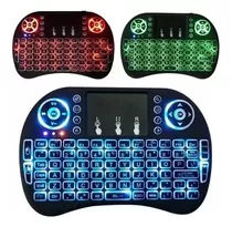 Mini Teclado Controle Sem Fio Iluminado 2.4ghz Smart Tv