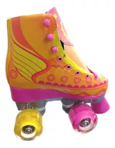 Naranja, Con Luces Led (4 De Patines) 30,32,34