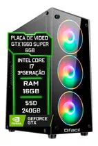 Pc Gamer Fácil Intel I7 3ª 16gb Gtx 1660 Super Ssd 240gb