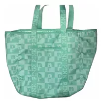 Tote Bag Victoria Secret Bolso Lona Verde Colección Pink 23