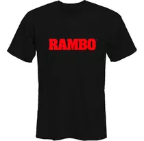 Remeras Rambo Logo First Blood Stallone *mr Korneforos*