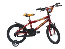 Bicicletas Infantil Rharu Aro 16 Verm.  4-6 Anos Roda Alum.