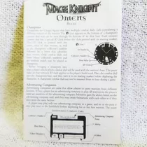Mage Knight Miniatura Rpg D&d Manual De Omens - Vejam Fotos