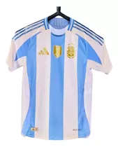 Camiseta Argentina 3 Estrellas Campeones Del Mundo Messi