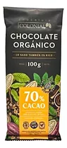 Organico Colonial Chocolate 70% Cacao  Barata La Golosineria